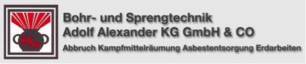 Logo Bohr- und Sprengtechnik Adolf Alexander KG GmbH & Co.