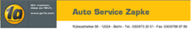 Logo Auto Service Zapke